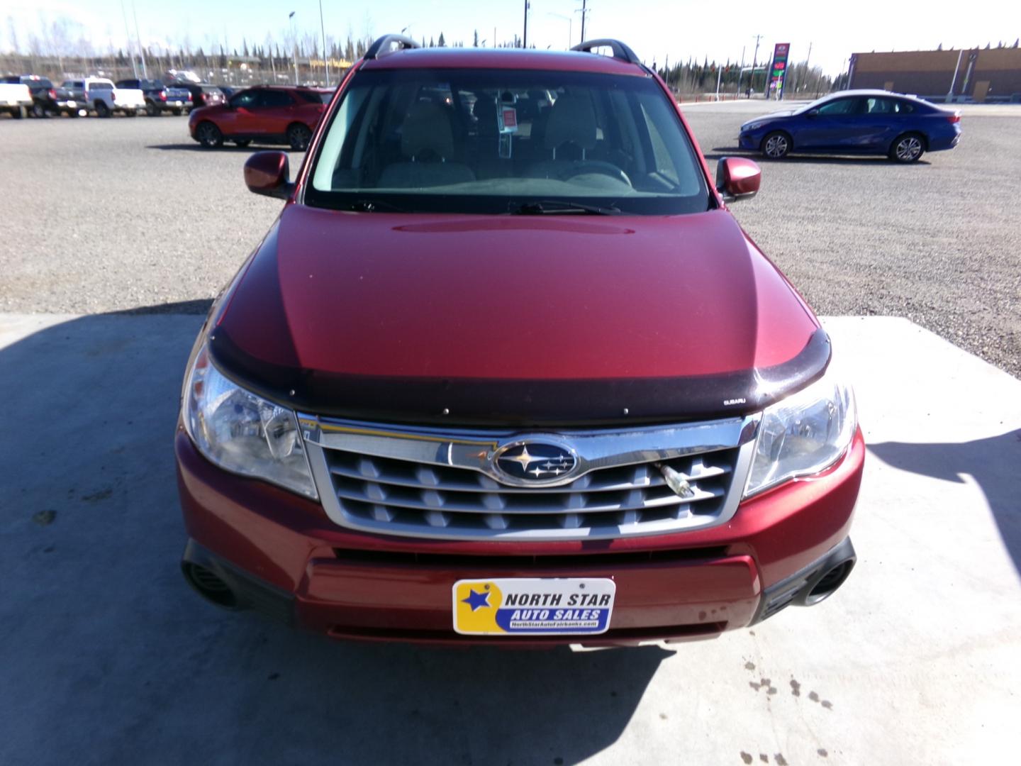 2012 Red /Black Subaru Forester (JF2SHADC4CH) with an 5.3L Vortec V8 engine, 4-Speed Automatic Overdrive transmission, located at 2630 Philips Field Rd., Fairbanks, AK, 99709, (907) 458-0593, 64.848068, -147.780609 - Photo#1